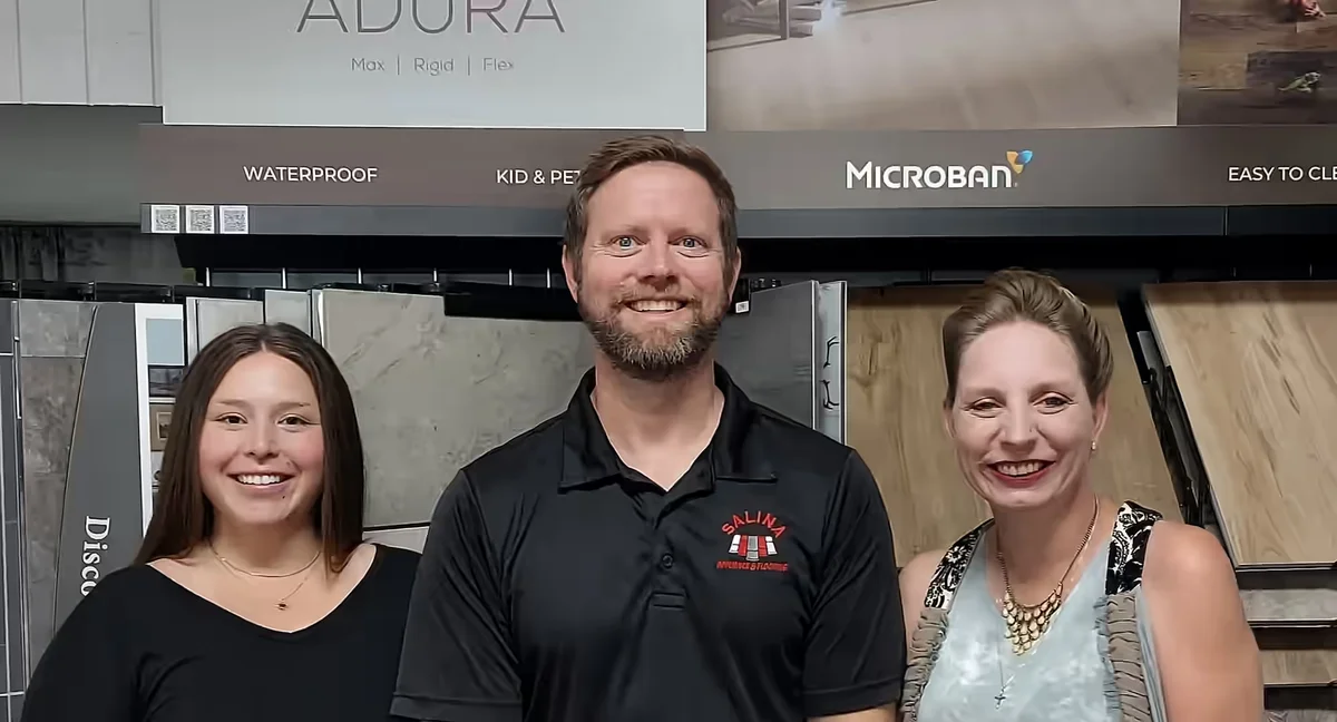 The Salina Appliance and Flooring team in our Salina showroom